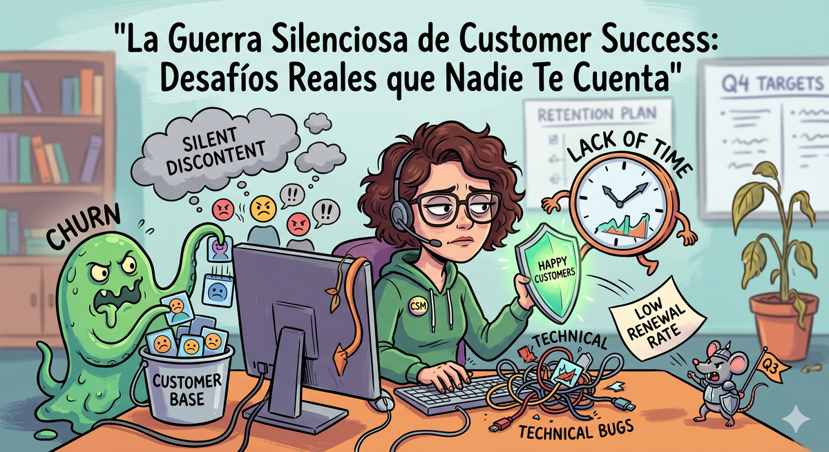 La Guerra Silenciosa de Customer Success: Desafíos Reales que Nadie Te Cuenta