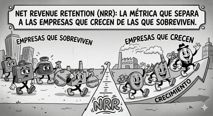 Net Revenue Retention (NRR): La métrica que separa a las empresas que crecen de las que sobreviven