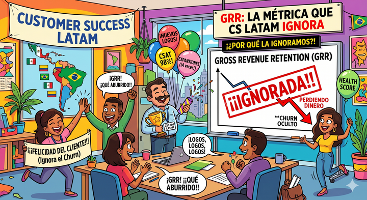 Gross Revenue Retention (GRR): la métrica que Customer Success en LATAM está ignorando